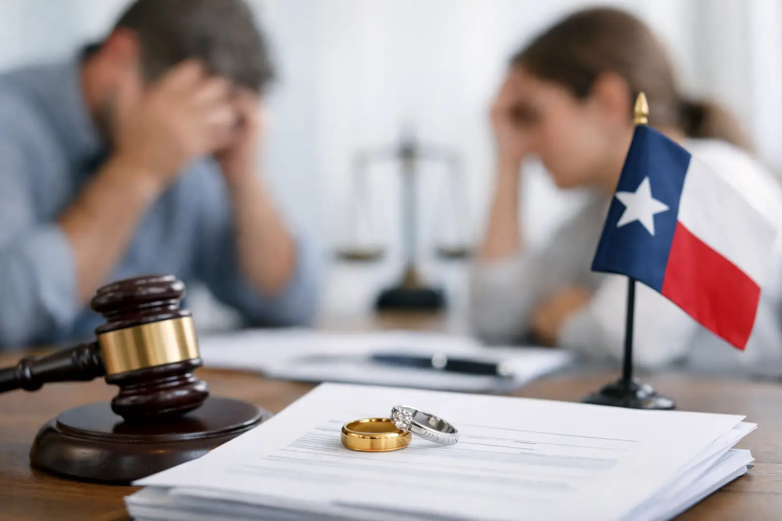 Errores comunes en formularios de divorcio Texas