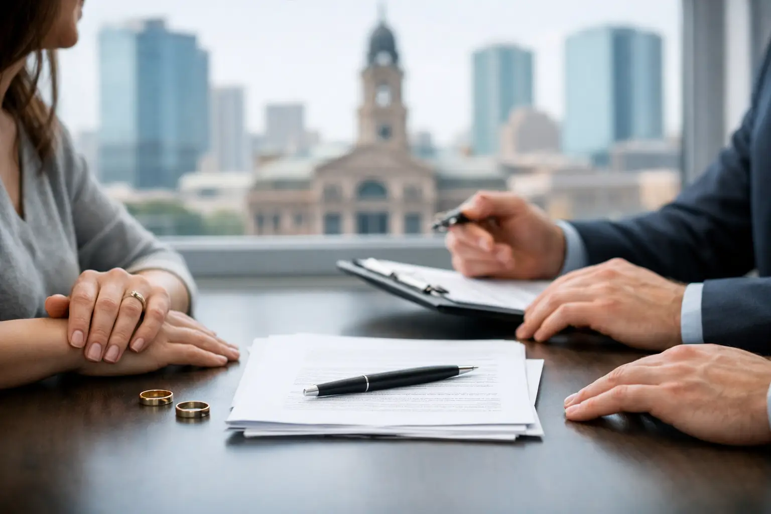 Divorcio no disputado Fort Worth: qué esperar
