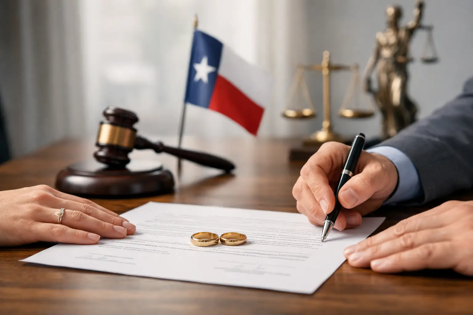 Ejemplo acuerdo final de divorcio en Texas