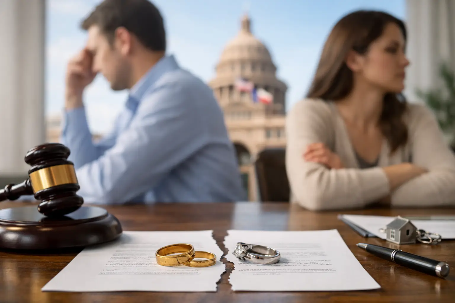 Mejores formas de divorciarse en Texas