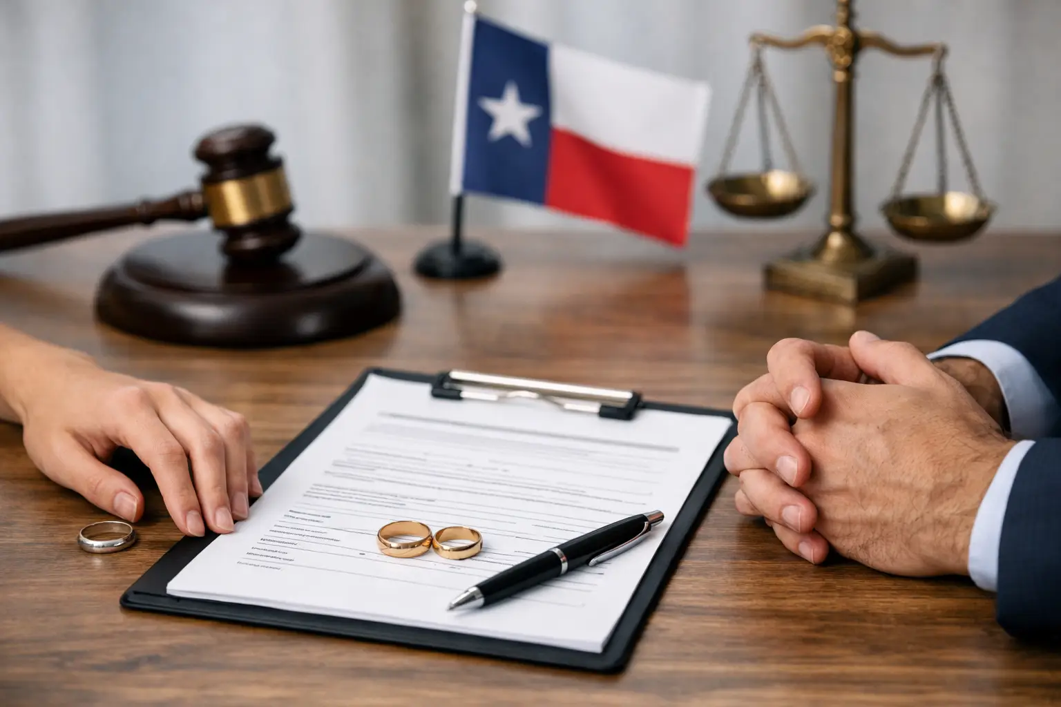 Cómo llenar formulario divorcio Texas
