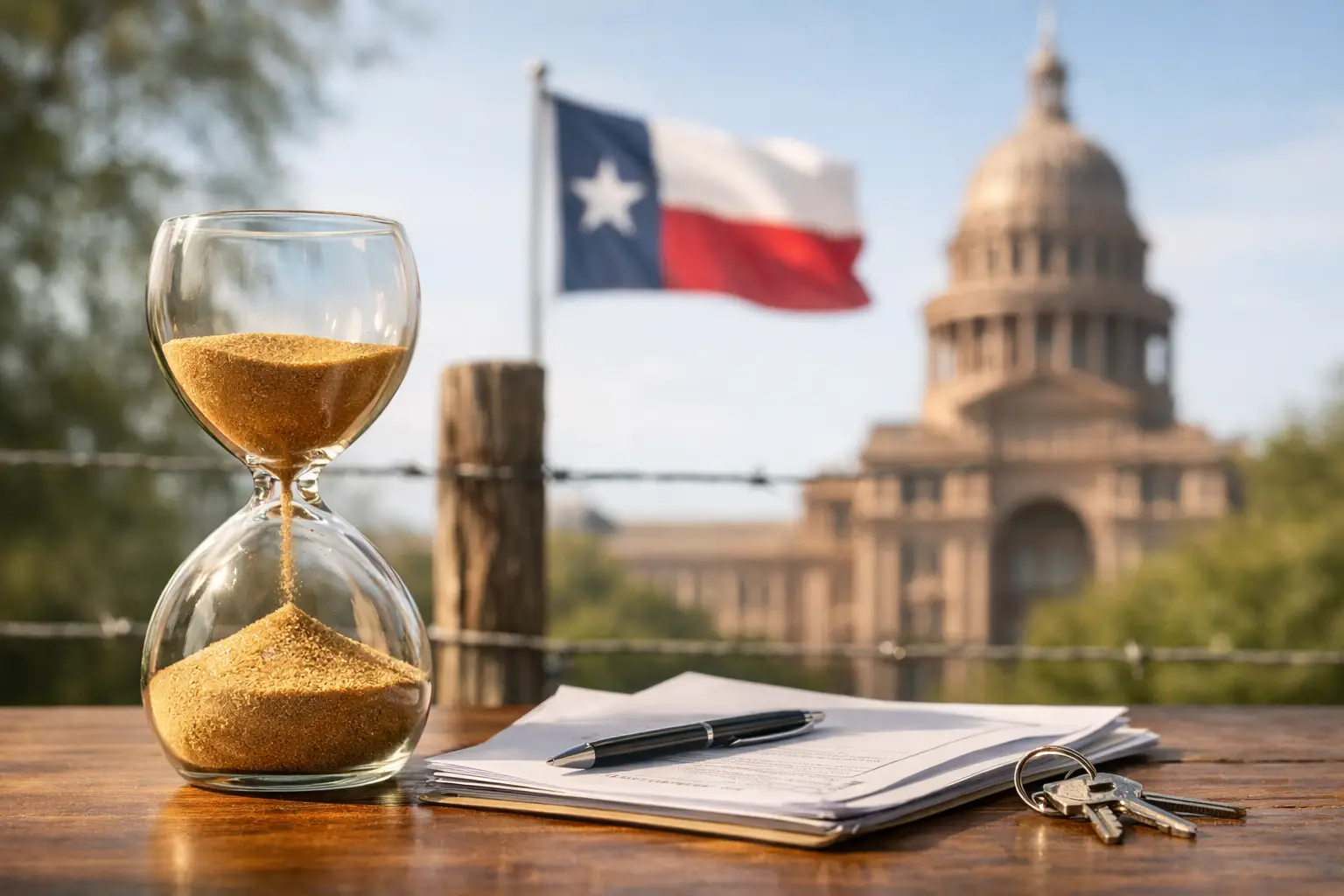 Guía de espera obligatoria en Texas: 60 días