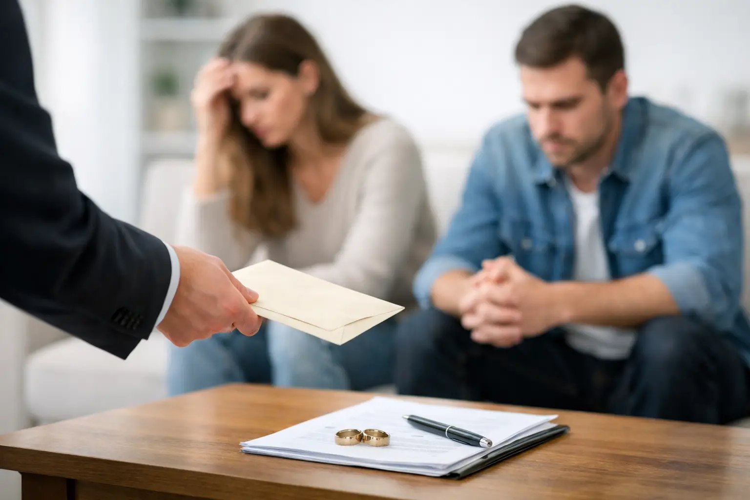 Guía del proceso de notificación de divorcio