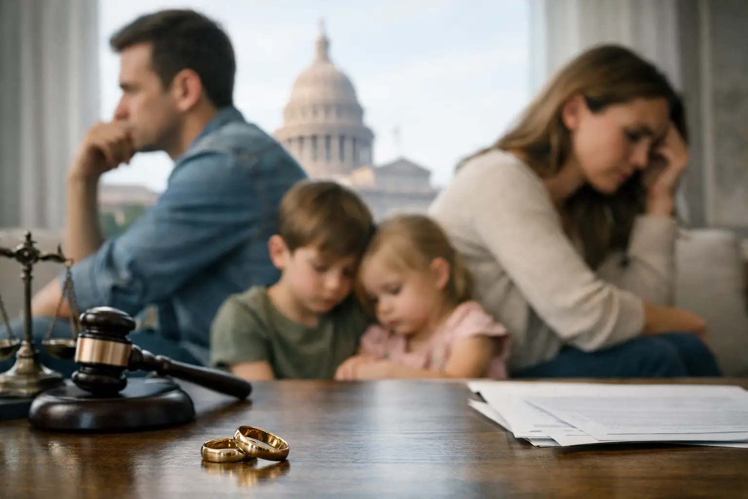¿Puedo divorciarme si tengo hijos en Texas?